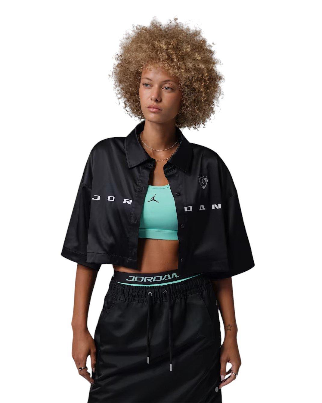 Jordan Women's Flight Woven Top - BLACK
